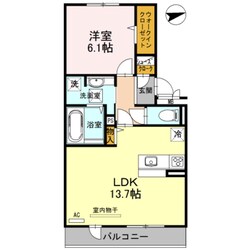 カーサ高善　A棟の物件間取画像